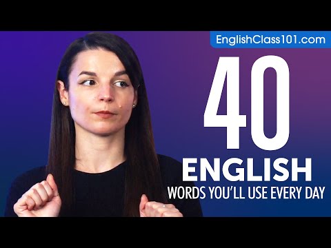 40 English Words You'll Use Every Day - Basic Vocabulary #44