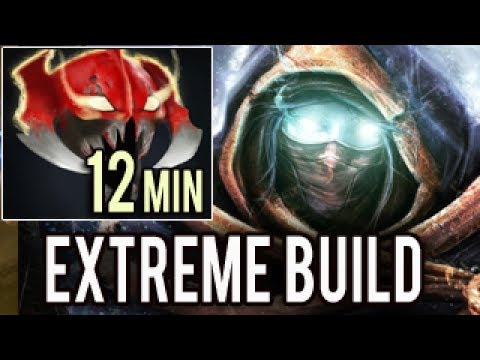 WTF Invisible Madness Phantom Assassin - 12min Mask of Madness by Puppey Extreme Build Dota 2