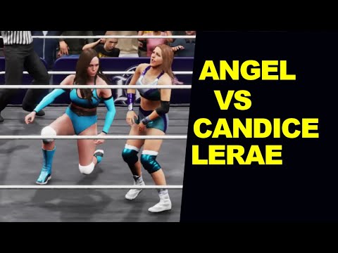 WWE 2K20 MyCareer : Angel's Big Shot - Angel vs Candice Lerae