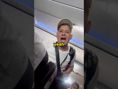 Drunk Guy Challenges Boxer on Plane