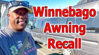 my first recall on my Winnebago Travato
