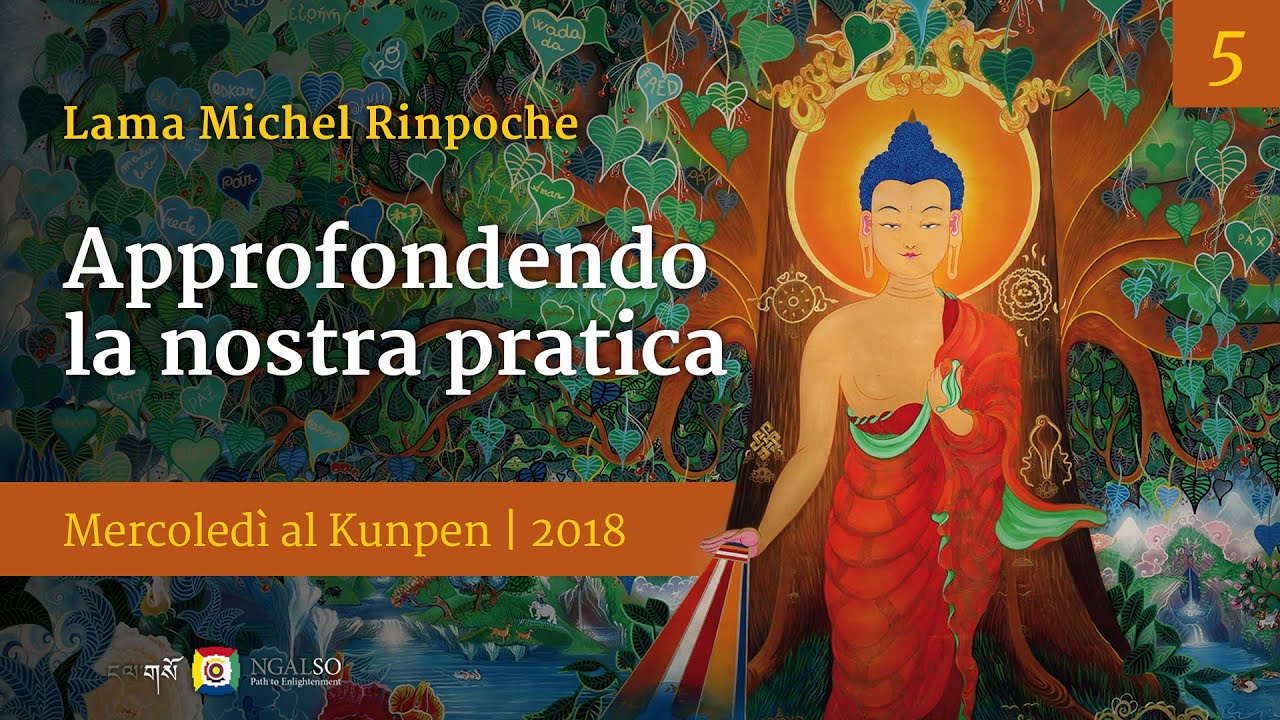 Teachings on Wednesday with Lama Michel Rinpoche at Kunpen Milan