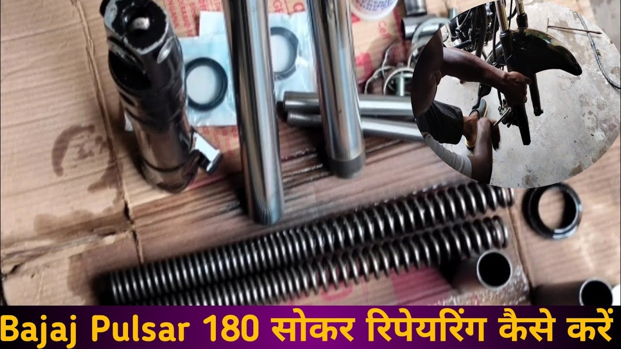 Bajaj Pulsar 180 Front Shocker Repairing By @Shine Station