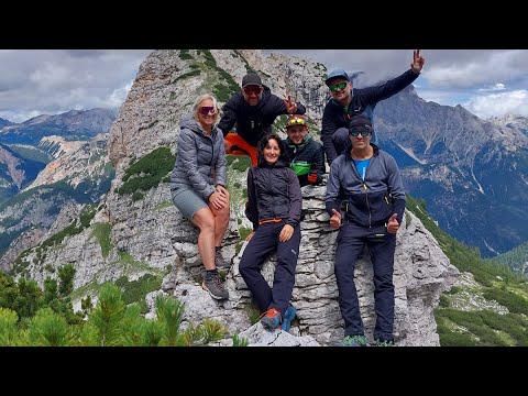 VIA FERRATA MICHIELLI ALBINO STROBEL auf den  Punta Fiames  (2252 m)