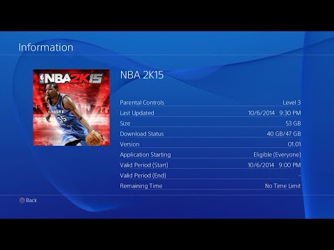 comment demarrer nba2k15