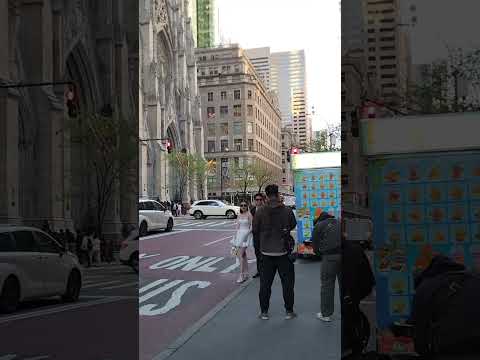 Wedding photos on 5th Ave! #newyork