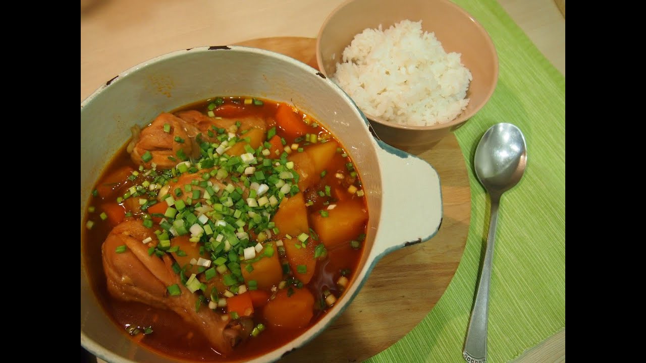 Корейская кухня: Так До Ри Тханг - острый суп из курицы