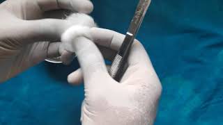 How to make cotton rolls in dentistry