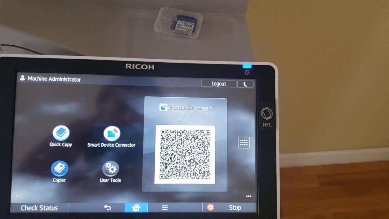 Ricoh default scan settings