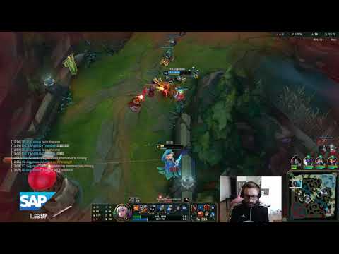TL Bjergsen gets trolled and tilted by this Korean master Akali