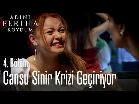 Cansu sinir krizi geçiriyor - Adını Feriha Koydum 4. Bölüm