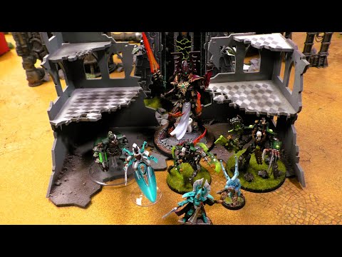 Imotheks Battlereports 617 - Necrons vs. Craftworlds Aeldari (DE) - in Kooperation mit DakkadakkaTV