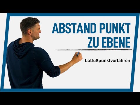 Distance between a point and a plane using the perpendicular foot method | Math by Daniel Jung