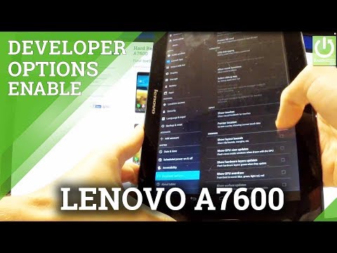 Enable USB Debugging LENOVO A7600 - How to Acvite LENOVO Developer