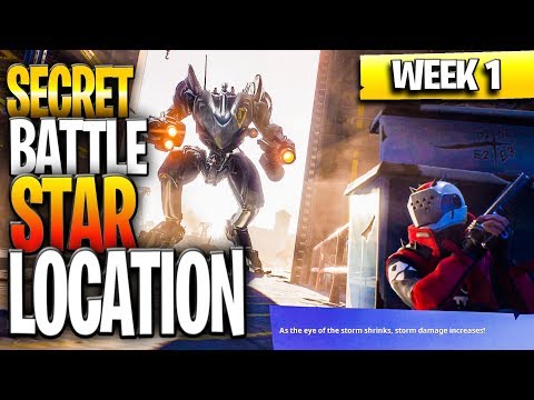 WEEK 1 SECRET BATTLE STAR LOCATION GUIDE! - Fortnite Find the Secret Battle Star in Loading Screen 1