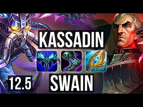 KASSADIN vs SWAIN (MID) | 72% winrate, 7/2/11, Dominating | BR Diamond | 12.5