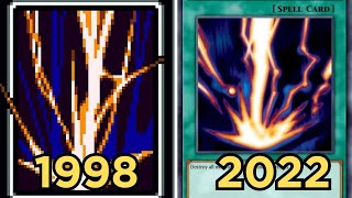 The Evolution of Raigeki in Yu-Gi-Oh Games (1998–2022)