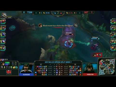 IMT vs TSM Highlights Game 2 NA LCS Spring 2017 W7D3 Immortals vs Team Solo Mid