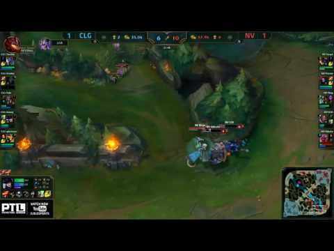 LoL Highlights CLG vs nV G3   LCS NA Summer 2016 19 06 2016 Counter Logic Gaming vs Team EnVyUs