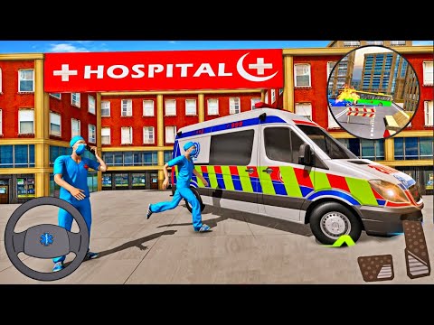Van Ambulance Driving - City Ambulance: Emergency Hospital Simulator - New Android Gameplay