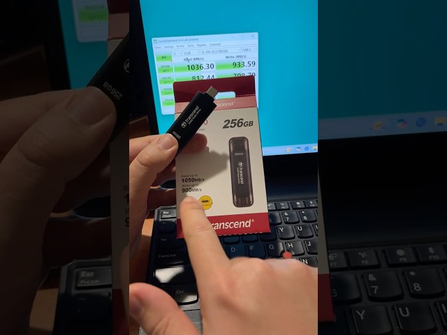 Vídeo relacionado con Transcend Portable SSD ESD310C 256GB Tipo-A/Tipo-C Compatible con PS4/PS5 Negro - TS256GESD310C