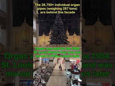 World's largest operating pipe organ #philly