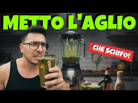 Ho MESSO l'AGLIO INTERO nel FRULLATO! 🧄 GIRA LA RUOTA - SMOOTHIE CHALLENGE