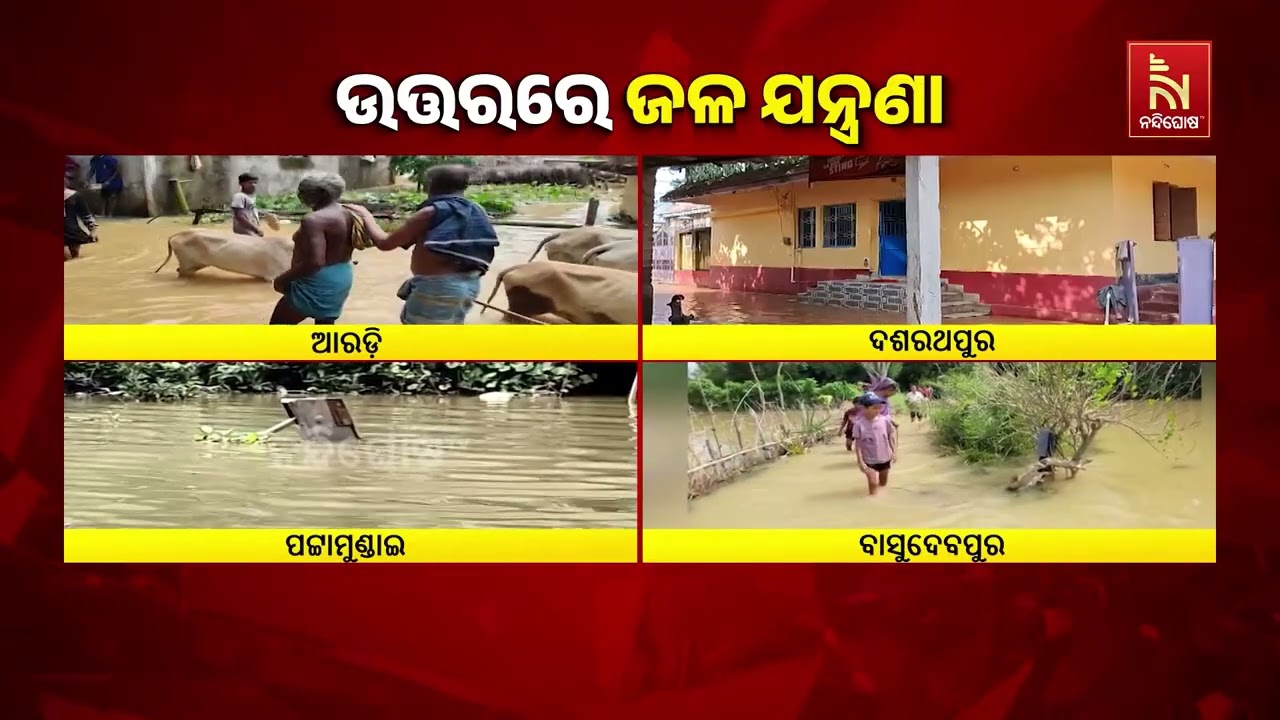୪ଟି ସ୍ଥାନର ବନ୍ୟା ସ୍ଥିତିକୁ ନେଇ ବିଶେଷ ରିପୋର୍ଟ | NandighoshaTV