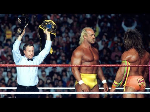 wwf Wrestlemania 6 : the ultimate warrior vs Hulk Hogan