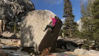 Video thumbnail: Reach for a Peach, V6. Tuolumne Meadows