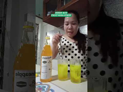SUNNY BOY FRUIT SODA SYRUP #sunnyboy #soda #fruitsodasyrup