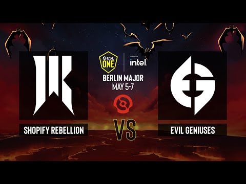 Dota2 - Shopify Rebellion vs Evil Geniuses - Game 2 - ESL One Berlin 2023 - Playoffs