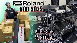 Roland VAD-507s unboxing/Playing Review