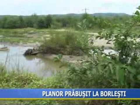 Planor prabusit la Borlesti