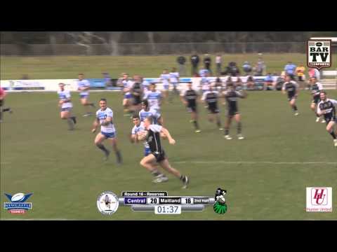 2014 Real NRL Round 16 Reserve Grade Highlights - Central v Maitland Pickers