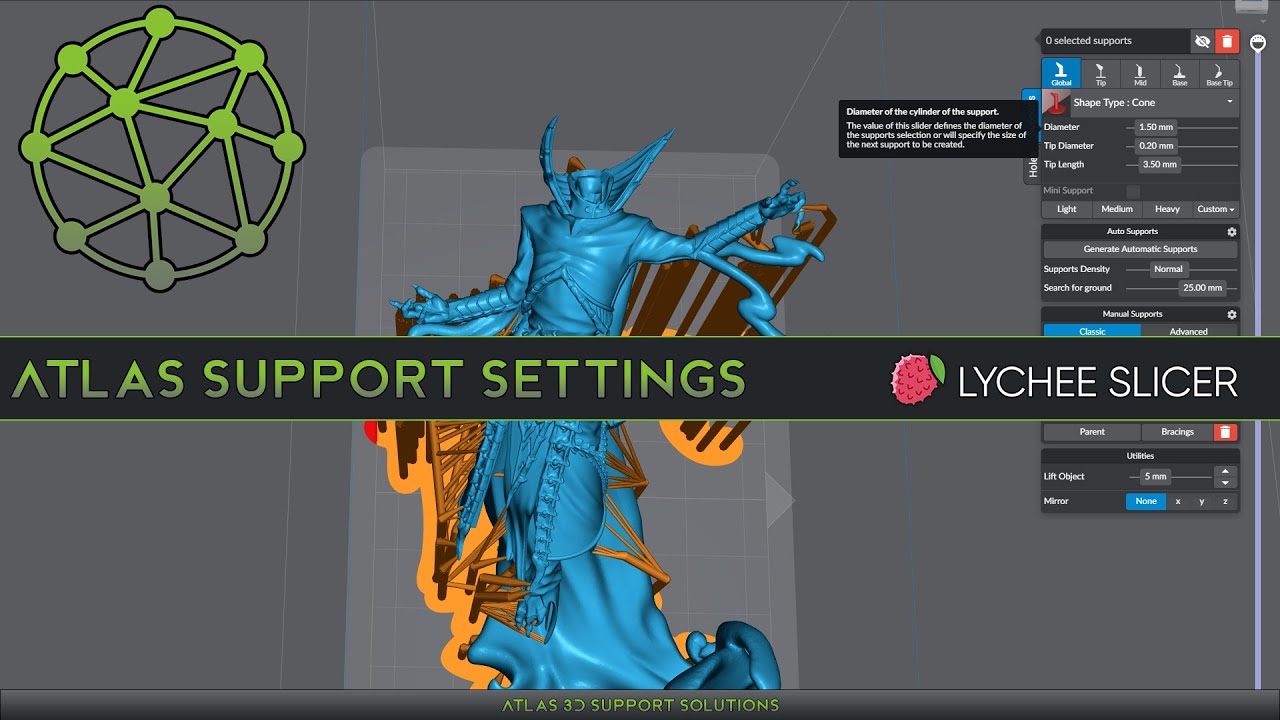 Atlas Support Settings