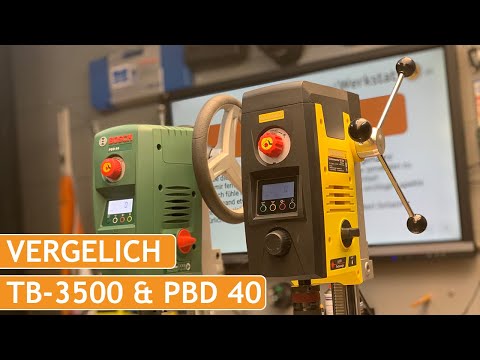 Vergleich Tischbohrmaschinen Bosch PD40 & WELDINGER TB 2500 | Test, Funktionen, Ausstattungen, Preis