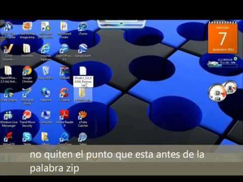 comment modifier l'extension d'un fichier zip en ipsw