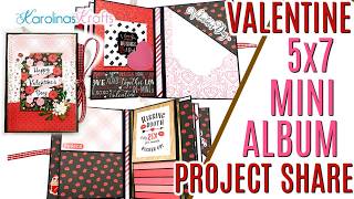 Valentine's Day Mini Album, 5x7 mini album using Cupid and Co by Echo Park Paper