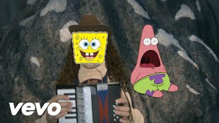 Spongebob SquarePants singing Polka Face by Weird Al Yankovic