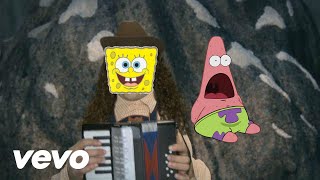 Spongebob SquarePants singing Polka Face by Weird Al Yankovic