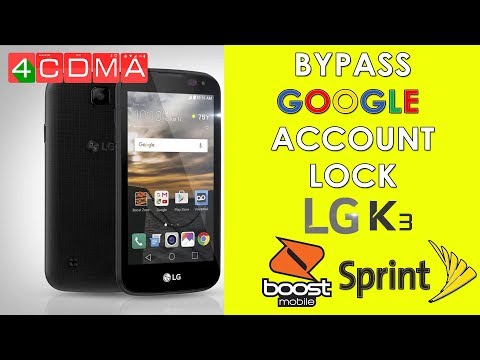 LG K3 LS450 ZV9 SPRINT FRP Google Account Bypass! Android 6.0.1| Dec 2017