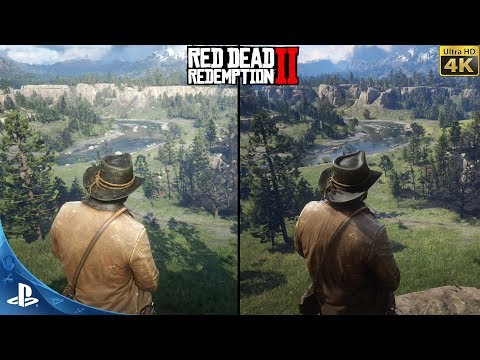 Red Dead Redemption 2 PS4 PRO VS Gaming PC Maximum Settings 4K | Graphics Comparison Blind Test