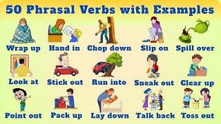 50 Common English Phrasal Verbs with Meanings and Easy Examples | Learn English for Daily Use
