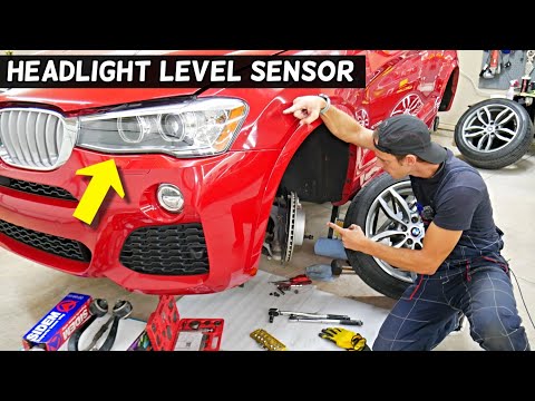 BMW HEADLIGHT LEVEL SENSOR LOCATION REPLACEMENT EXPLAINED