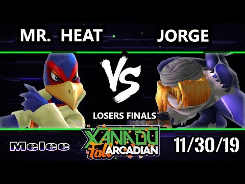 Xanadu MFA SSBM - Mr. Heat (Falco) Vs. Jorge (Sheik) Smash Melee Losers Finals
