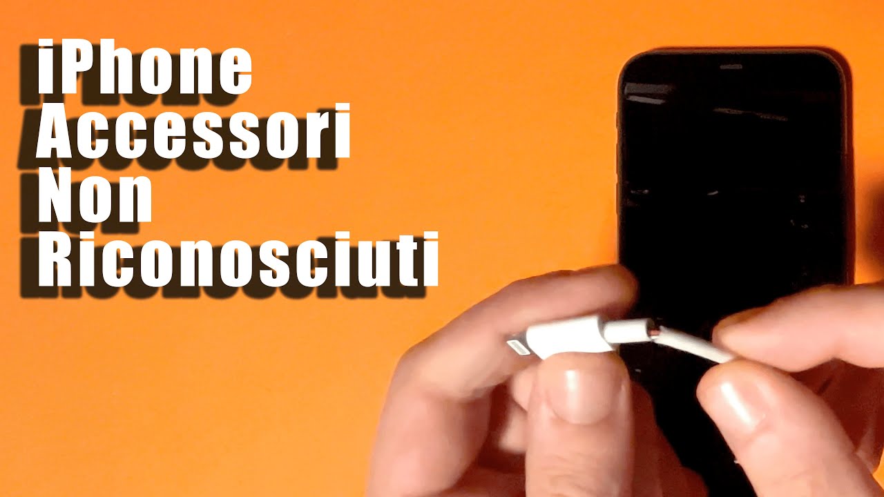 Accessori iPhone non ORIGINALI NON vengono riconosciuti - Come risolvere