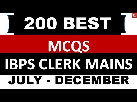 200 Best current affairs 2018 SET-3 (English+Hindi)  IBPS Clerk Mains GA 2018- 2019