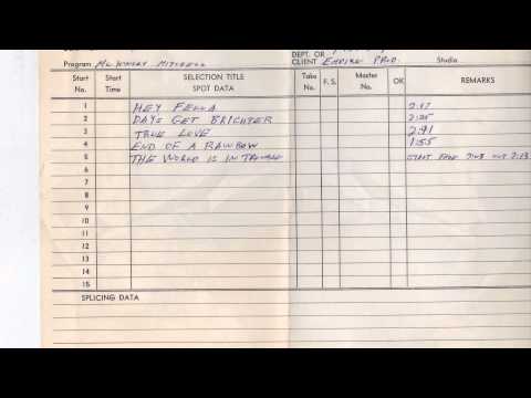 McKinley Mitchell - End of A Rainbow (1969 - unreleased)