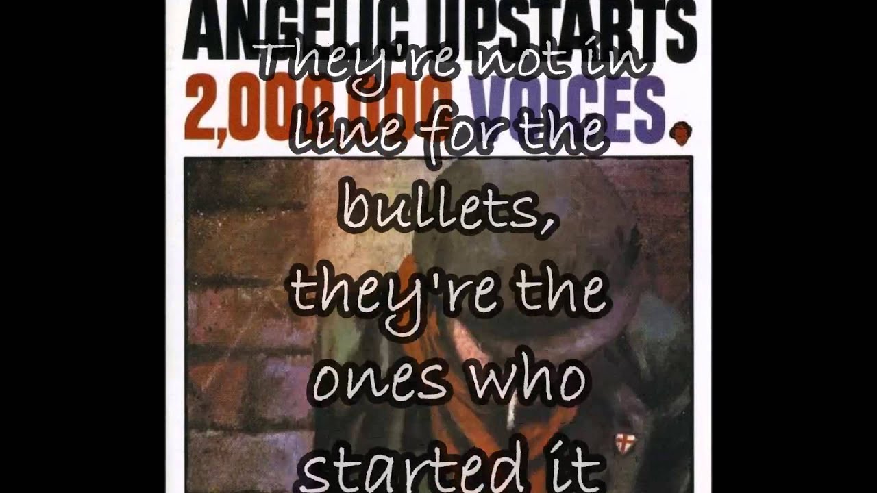 Angelic Upstarts - Last Night Another Soldier (Lyrics) - YouTube